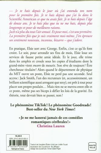 Actual product image Amour, théoriquement (French, Ali Hazelwood, 2024)