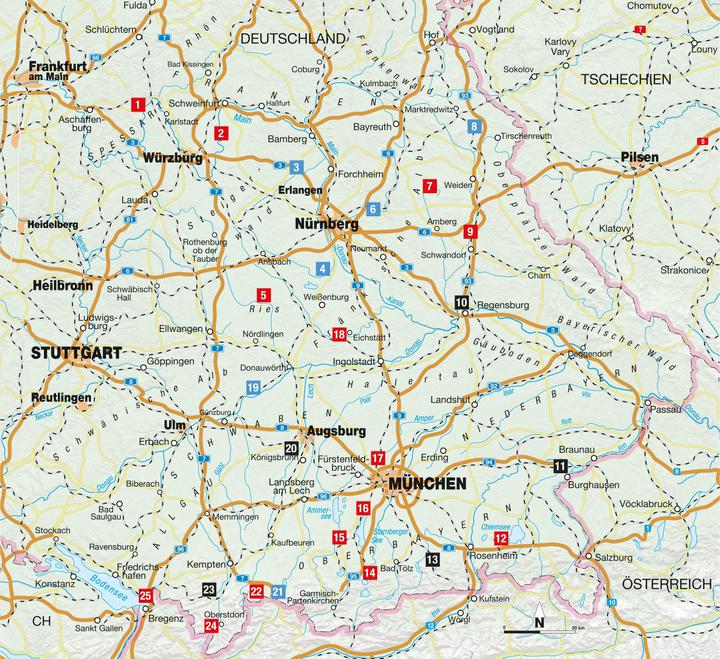 Nährwerte und Zutaten Die Radel-Bucket-List Bayern (Deutsch, Wilfried und Lisa Bahnmüller, 2024)