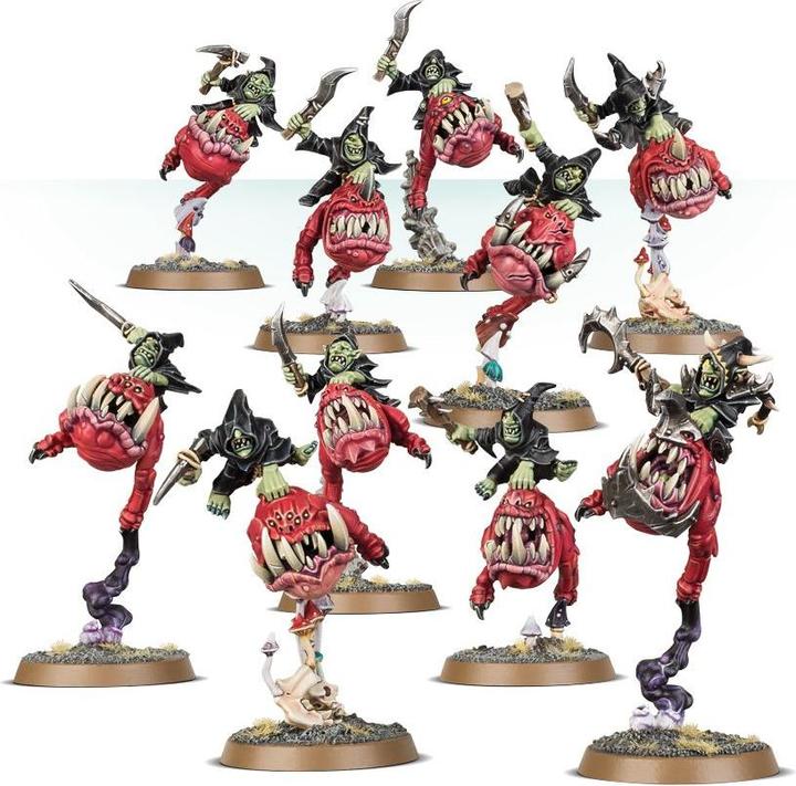 Games Workshop Warhammer Age of Sigmar - Gloomspite Gitz Squig Hoppers (Kunststoff)