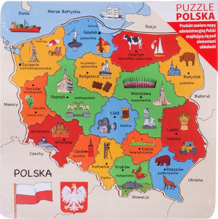 Produktbild Daff Karte von Polen-Puzzle