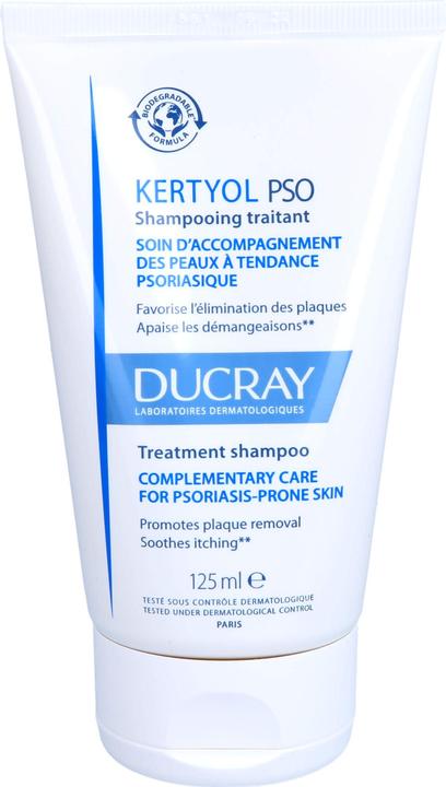 Actual product image Ducray Kertyol P.S.O. Balancing Cure Shampoo, 125 ml Shampoo (125 ml)