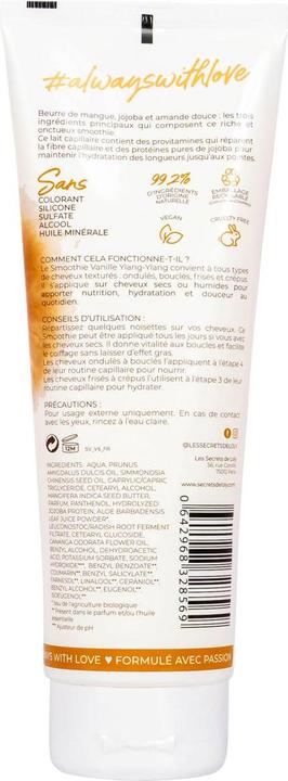 Image du produit Les Secrets de Loly Smoothies Vanille Ylang Lait Capillaire (250 ml)