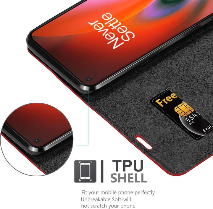 Productafbeelding Cadorabo Boek Invis. Magnetisch deksel (OnePlus Noord 2 5G)