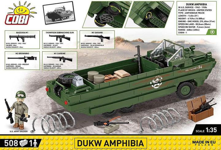 Actual product image Cobi 3110 DUKW amphibia D-day