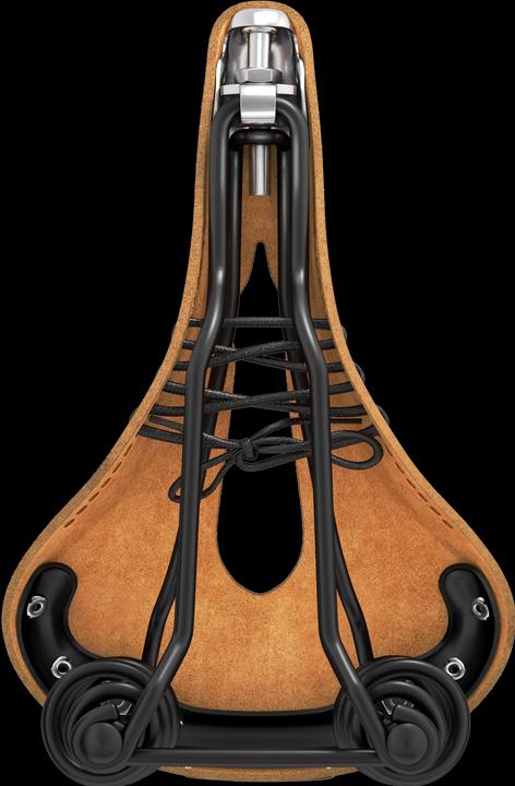Produktbild Brooks Running BROOKS Fahrradsattel Flyer Carved, Honey