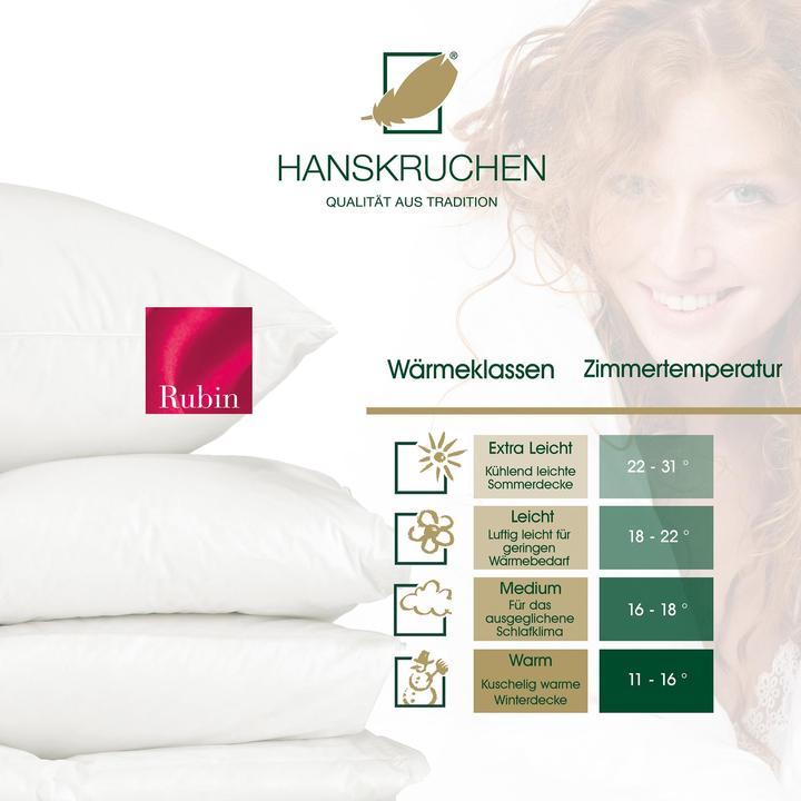 Actual product image Hanskruchen Rubin (1.15 g, 200 x 220 cm)