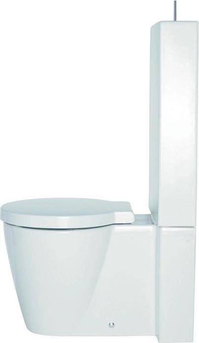 Produktbild Duravit Spülkasten STARCK 1 390x125mm Drücker PURO A li verd. we