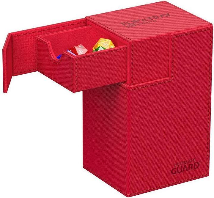 Immagine prodotto Ultimate Guard Flip'n'Tray 80+ XenoSkin Monocolor Rouge
