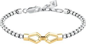Image du produit Morellato - Modern steel bicolor bracelet for men Motown SALS92