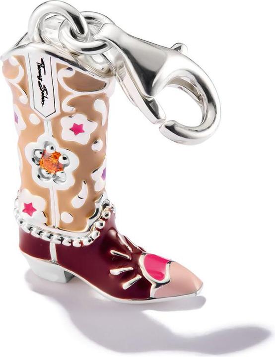 Actual product image Thomas Sabo Charm-Anhänger Cowboy Stiefel Silber (Silver 925, Enamel)