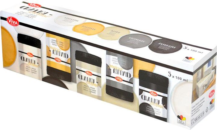 Produktbild Viva Decor Chalky deckend "Klassisch", 5er-Set (Multi, 100 ml)