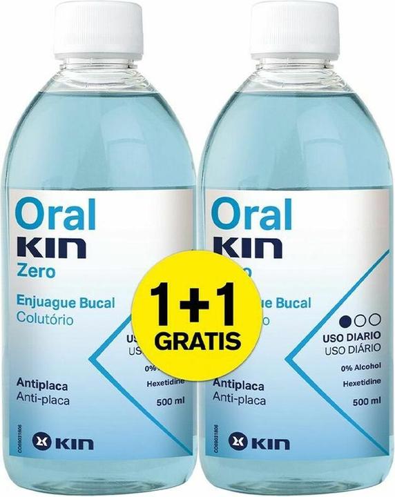 KIN ORALKIN ZERO ENJUAGUE BUCAL set 2 pz (500 ml, Mundspülung)