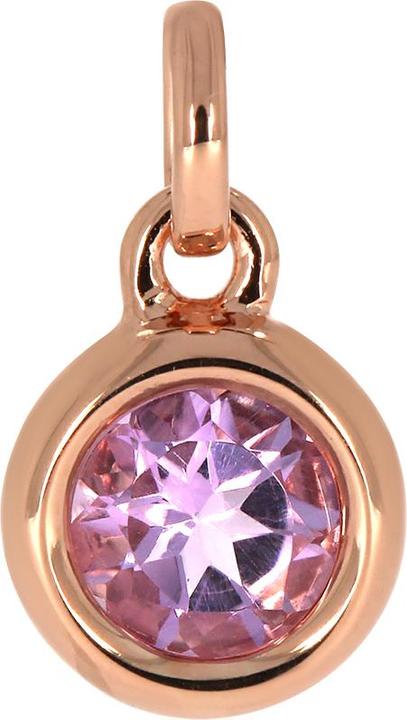 Image du produit Xen Pendentif avec 6 mm améthyste rose d'environ 0,80 ct. plaqué or rose (Argent sterling 925)