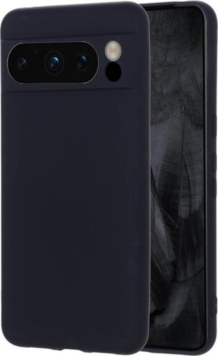 Actual product image Cover-Discount Google Pixel 8 Pro - Silicone rubber case black (Google Pixel 8 Pro)