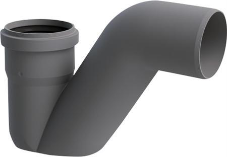 Produktbild Unidrain Wasserschleusenleitung Ø75mm - horizontal, P-Wasserschleuse