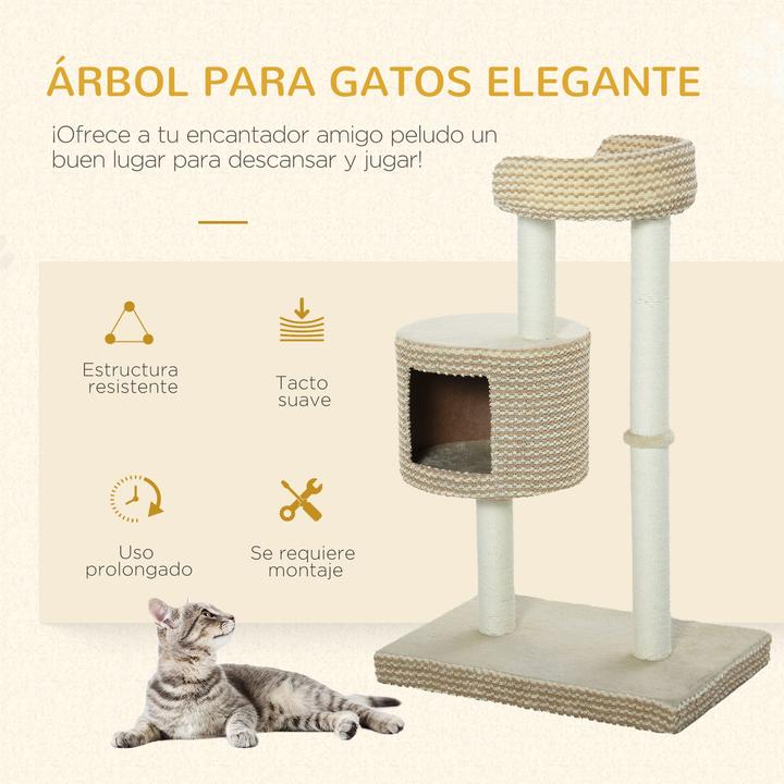 Produktbild Jamb Katzenbaum (96 cm, Beige+Kaffee)