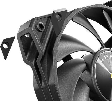 Produktbild Antec The Nova 120 is a set of 3 high power fans with a simple look that supports up to 3200 rpm (120 mm, 3 x)