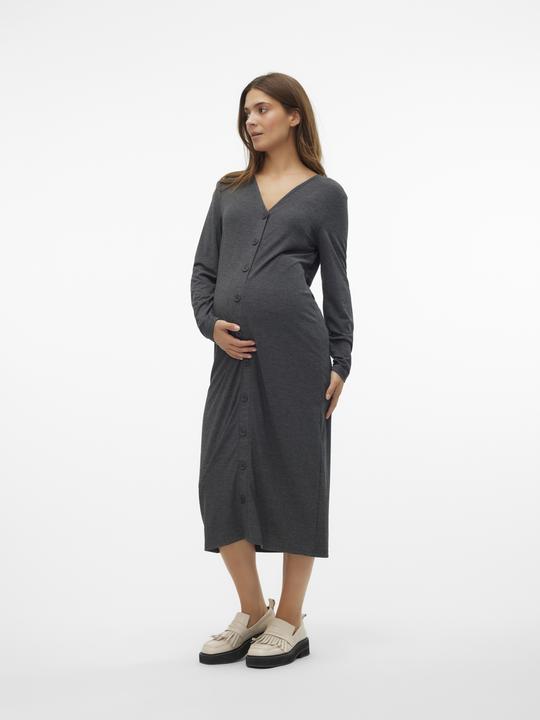 Produktbild Mamalicious Normal geschnitten V-Ausschnitt Midikleid Kleid