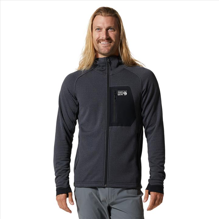Mountain Hardwear M Polartec Power Grid Full Zip Hoody (XL)