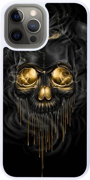 Actual product image PhoneLook Cover Silicone white Skull 02 (Apple iPhone 12 Pro Max)