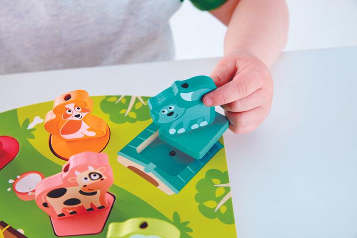 Produktbild Hape Bauernhof-Geräusche-Puzzle (6 Teile)