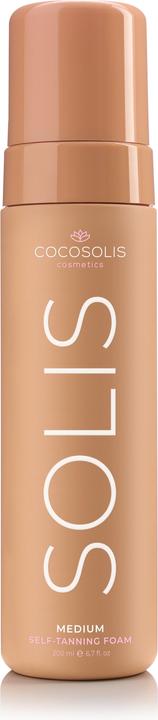 Cocosolis Solis Natural Self-Tanning Foam Medium Deep Tan 200ml (Selbstbräunungsserum, 200 ml)