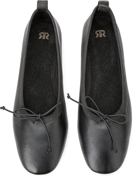Produktbild La Redoute Collections Lederballerinas mit Schleife (38)