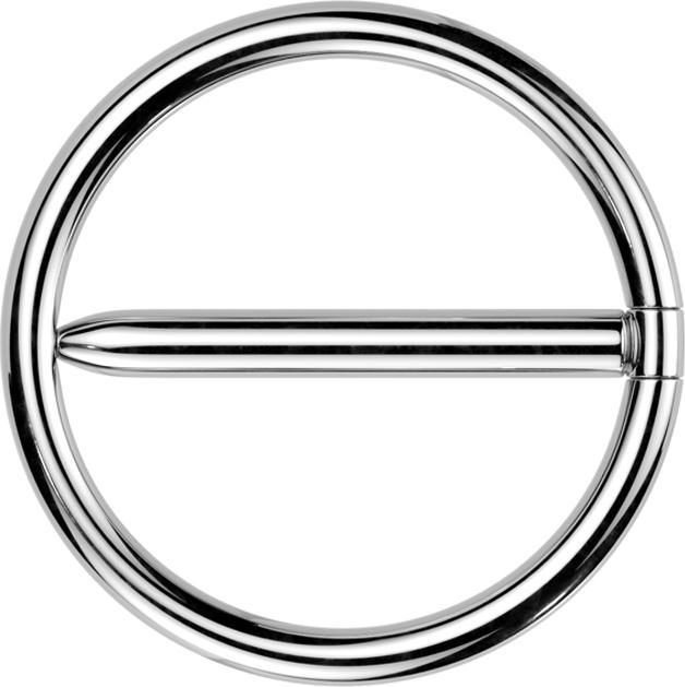 Actual product image Star Piercing Segmentring Stab klappbar silber (without brass, Titanium G23)
