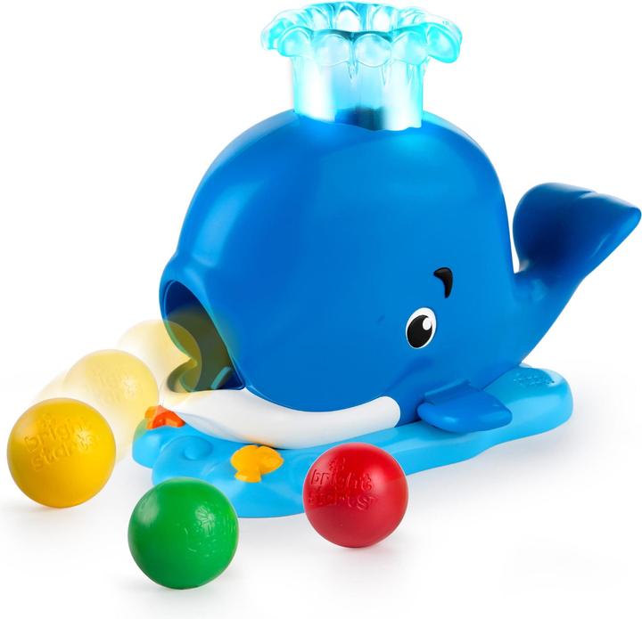 Bright Starts Silly spout whale popper