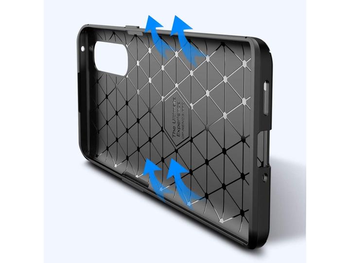 Produktbild Screenguard Oppo Find X2 Neo Hülle Carbon Design TPU Case (Oppo Find X2 Neo)