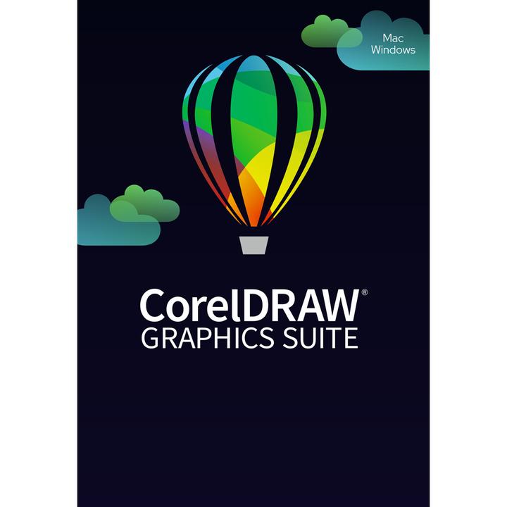 Immagine prodotto Corel Draw Graphics Suite Agnostic Box, abbonamento, 1 anno, WIN, EN (1 Utente, 12 mesi)