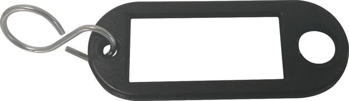 Actual product image Reiher Key tag (key label) can be labelled, perforated black plastic