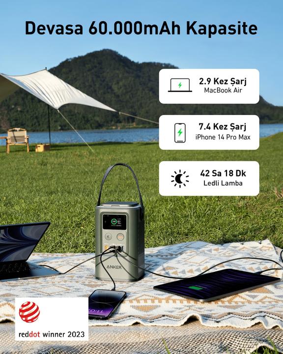 Immagine prodotto Anker 548 (60000 mAh, 192 Wh)