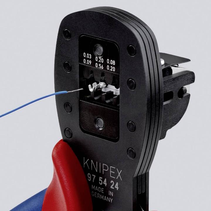 Image du produit Knipex Pince à sertir pour micro-connecteurs (190 mm)