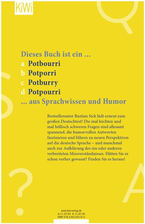 Actual product image Wie gut ist Ihr Deutsch? 3 (German, Bastian Sick, 2021)