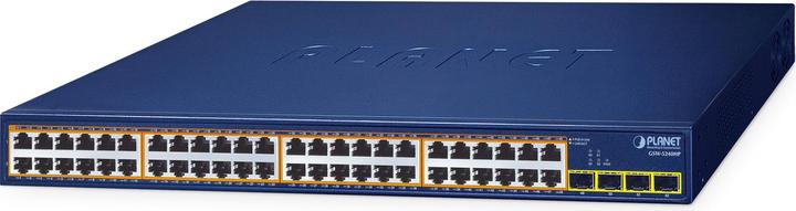 Actual product image Planet 48-Port PoE + 4-Port SFP Switch GSW-5240HP (48 Ports)