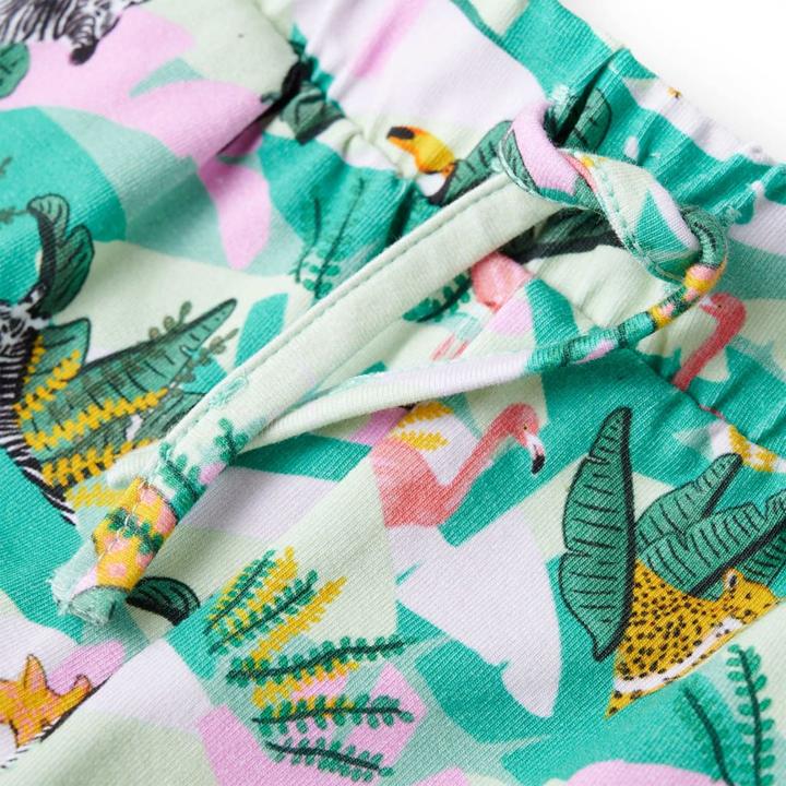 Produktbild VidaXL Kindershorts mit Kordelzug Helles Minzgrün 116,Material (116)