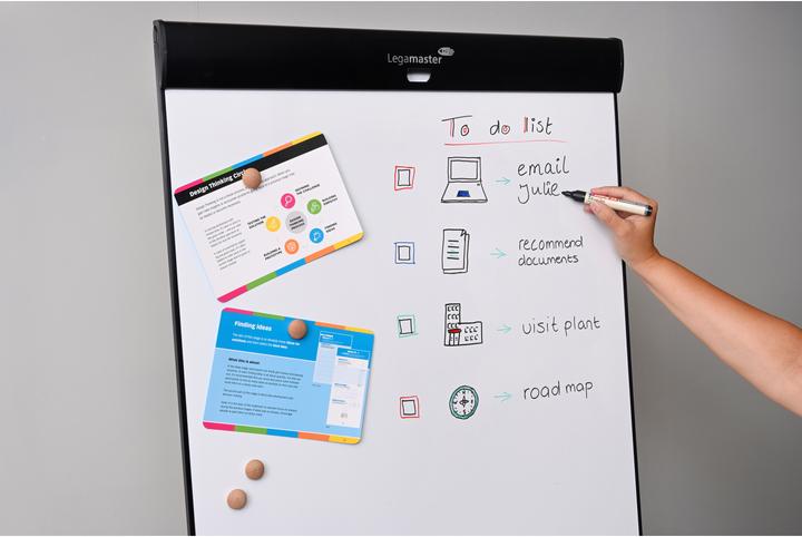 Productafbeelding Legamaster SKETCH PRO mobiles Flipchart Rundfuss