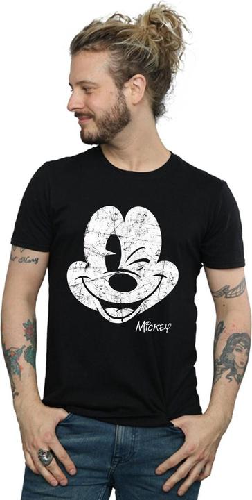 Produktbild Disney Mickey Mouse Distressed Face TShirt (XL)