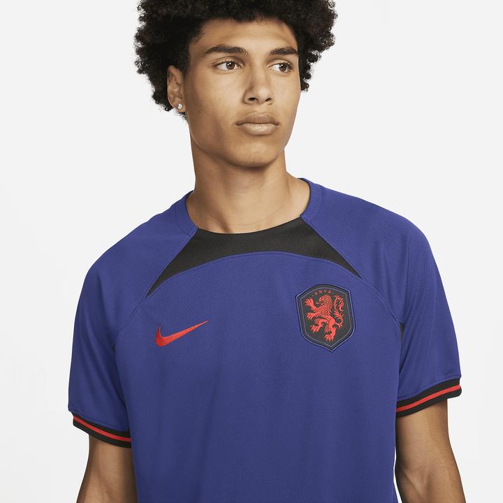 Produktbild Nike Knvb M Nk Df Stad Jsy Ss Aw,De Deep Royal Blue/Black/Habanero XL (XL)