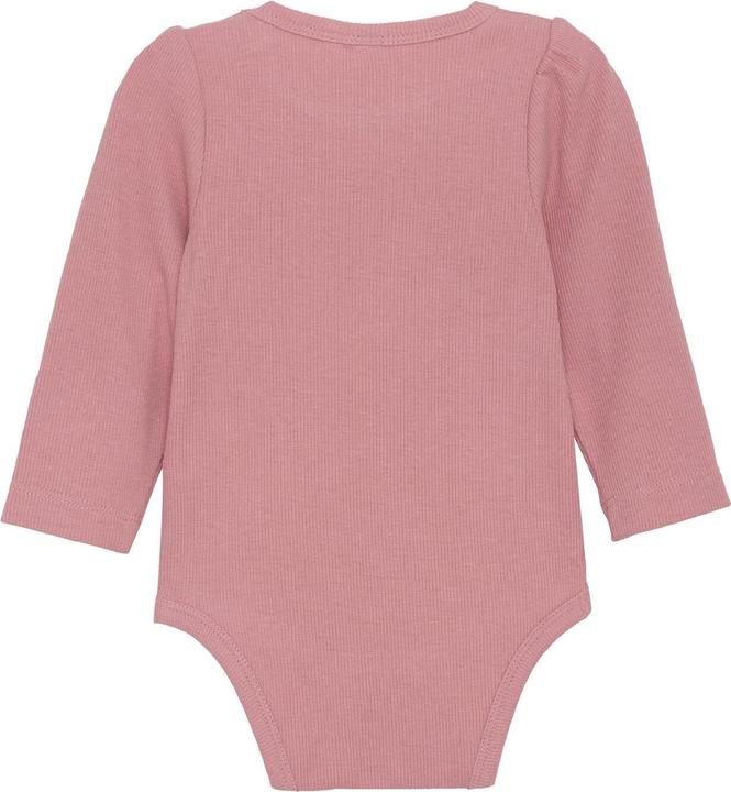 Actual product image CeLaVi Bamboo bodysuit long sleeve Brandied Apricot (70)