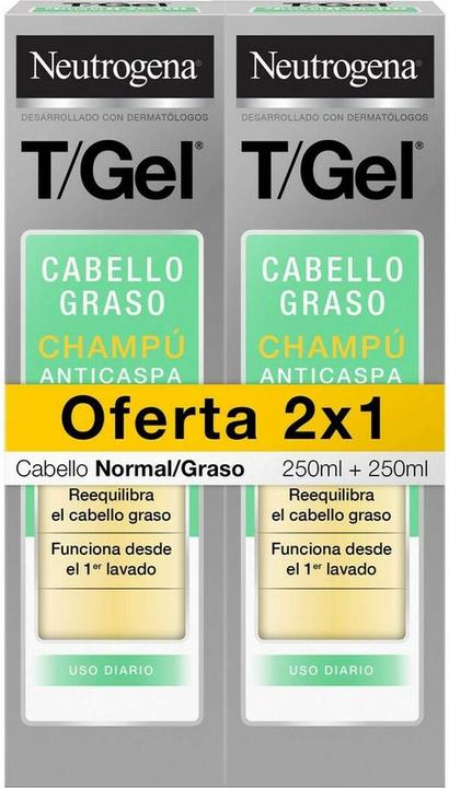 Neutrogena Gel Shampoo Fat Dandruff (2 x 250 ml) (500 ml, Flüssiges Shampoo)