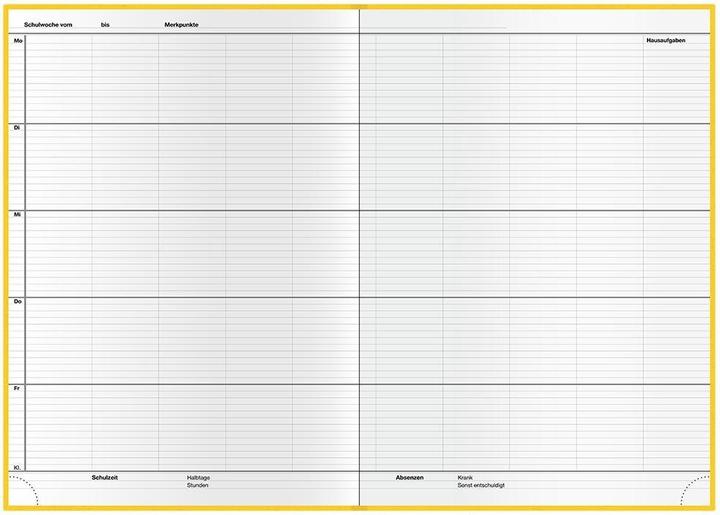 Image du produit Clevs Cahier de cours (A4, Allemand)