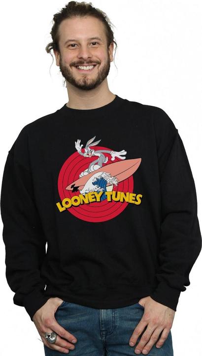 Immagine prodotto Looney Tunes Bugs Bunny Surfing Felpa Uomo (XXL)