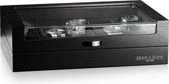 Actual product image Heisse & Söhne Watch box Oxford 10 - Dark Oak