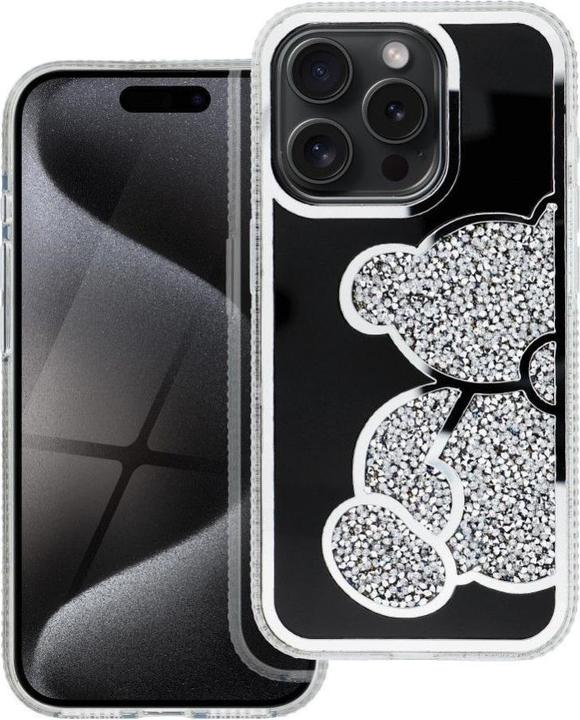 Immagine prodotto OEM Back panel cover TEDDY BEAR Case for IPHONE 15 Pro Max silver (Apple iPhone 15 Pro Max)