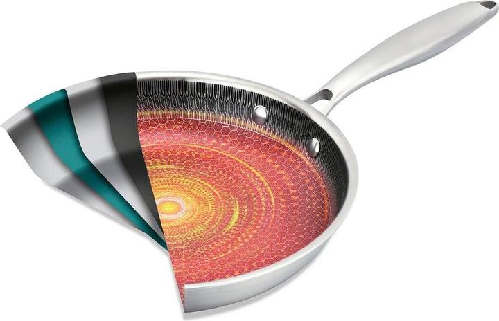 Produktbild Bratmaxx Bratpfanne Silber 24 cm, Material: Aluminium, Edelstahl