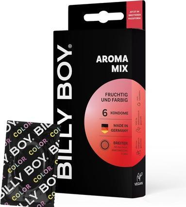 Billyboy Billy Boy "Aroma Mix" 6 fruitige condooms voor heerlijke orale seks (6 Pcs.)