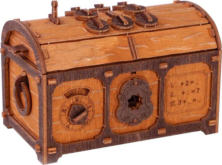 Actual product image WoodenCity Holzmodel 3D Treasure Chest (165 pieces)