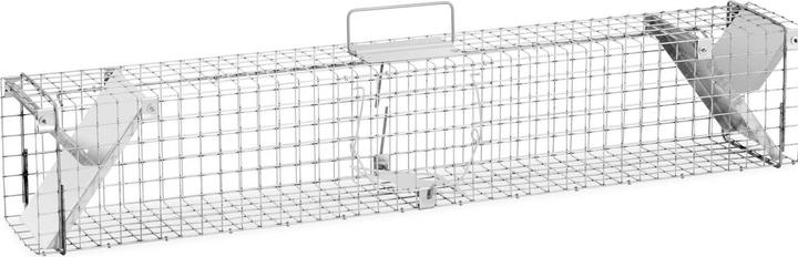 Produktbild Wiesenfield Lebendfalle Tierfalle Kastenfalle Marderfalle Fuchsfalle 101.5 x 15.5 x 19.5 cm